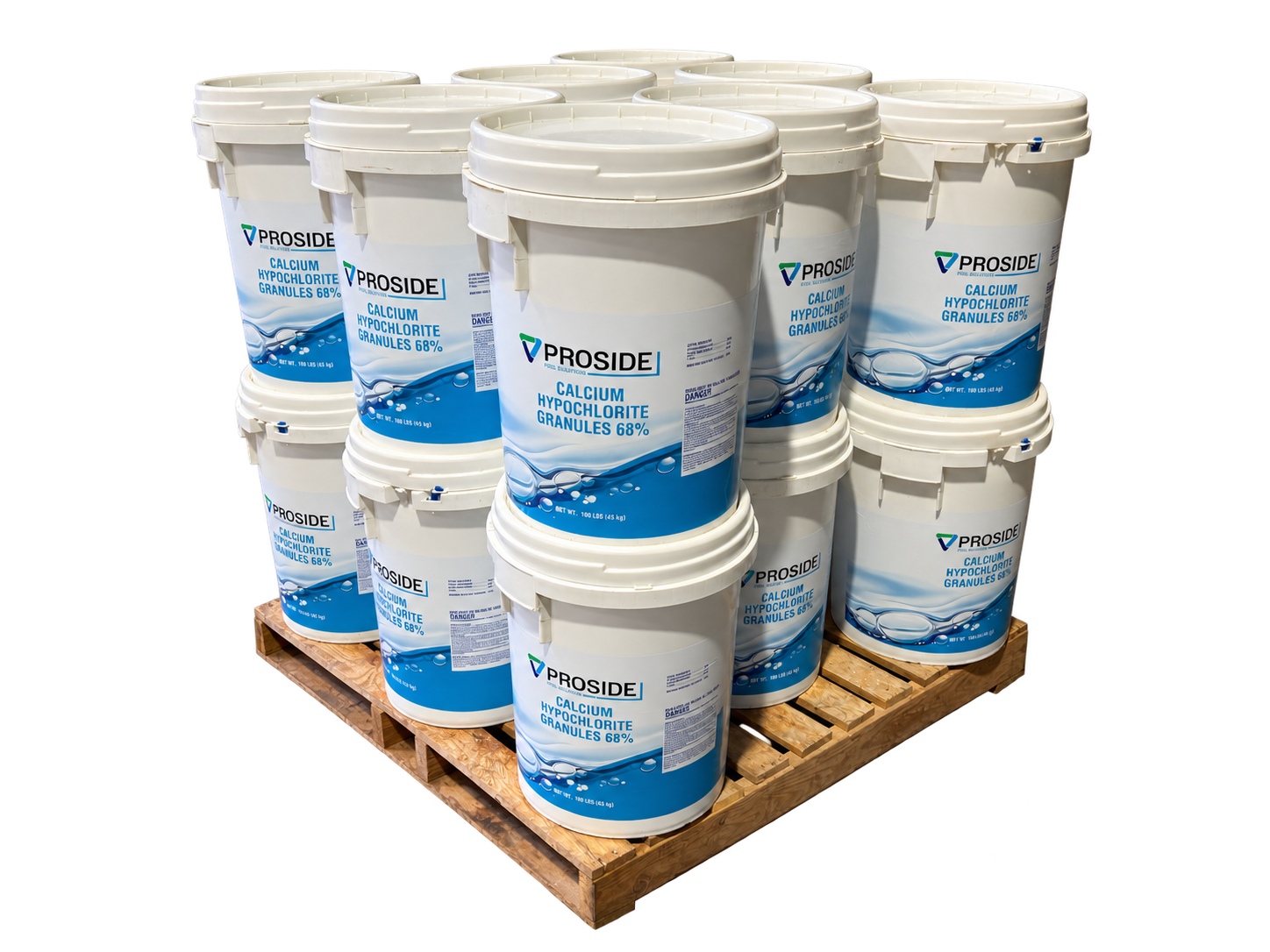 ProSide Cal Hypo — Pallet of 100 lb pails